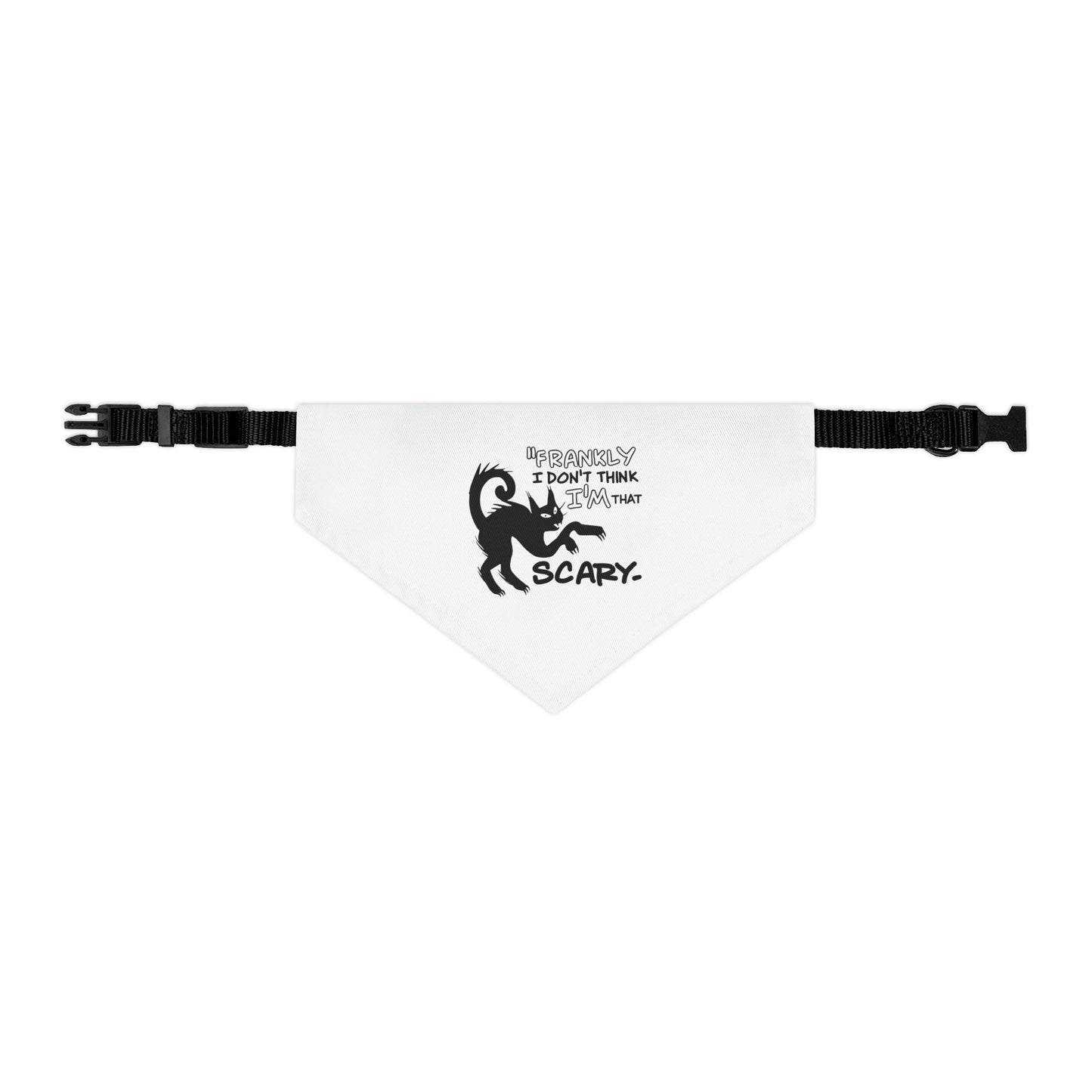 Friendly Pet Bandana Collar, Dog Fashion Accessory, Halloween Costume, Pet Gift, Cute Dog Apparel, Scary Theme Bandana