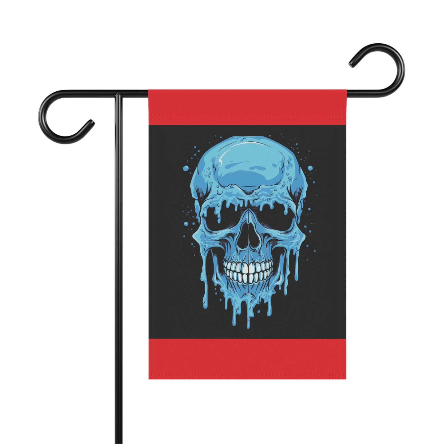 Chilling Skull Garden Banner - Gothic Decor, Outdoor Sign, Yard Art, Halloween Decoration, Home & Garden Accent