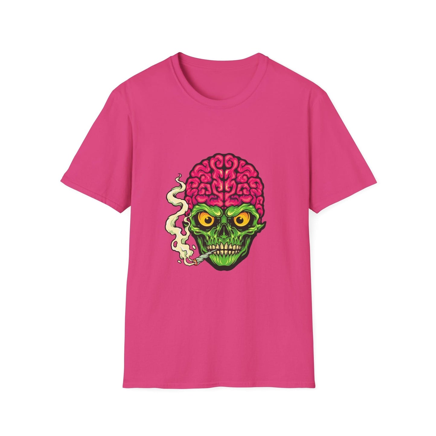 Smoking Skull Weed Cigarette Mascot - Mleem