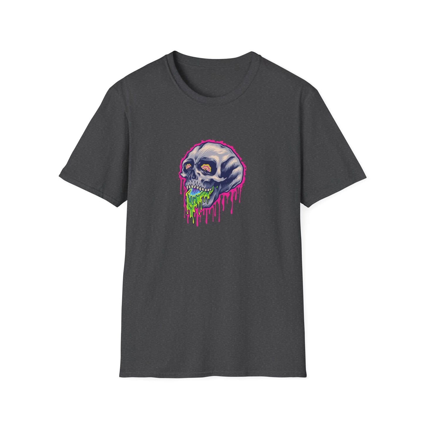 Scary Colorful Stone Skull - Mleem