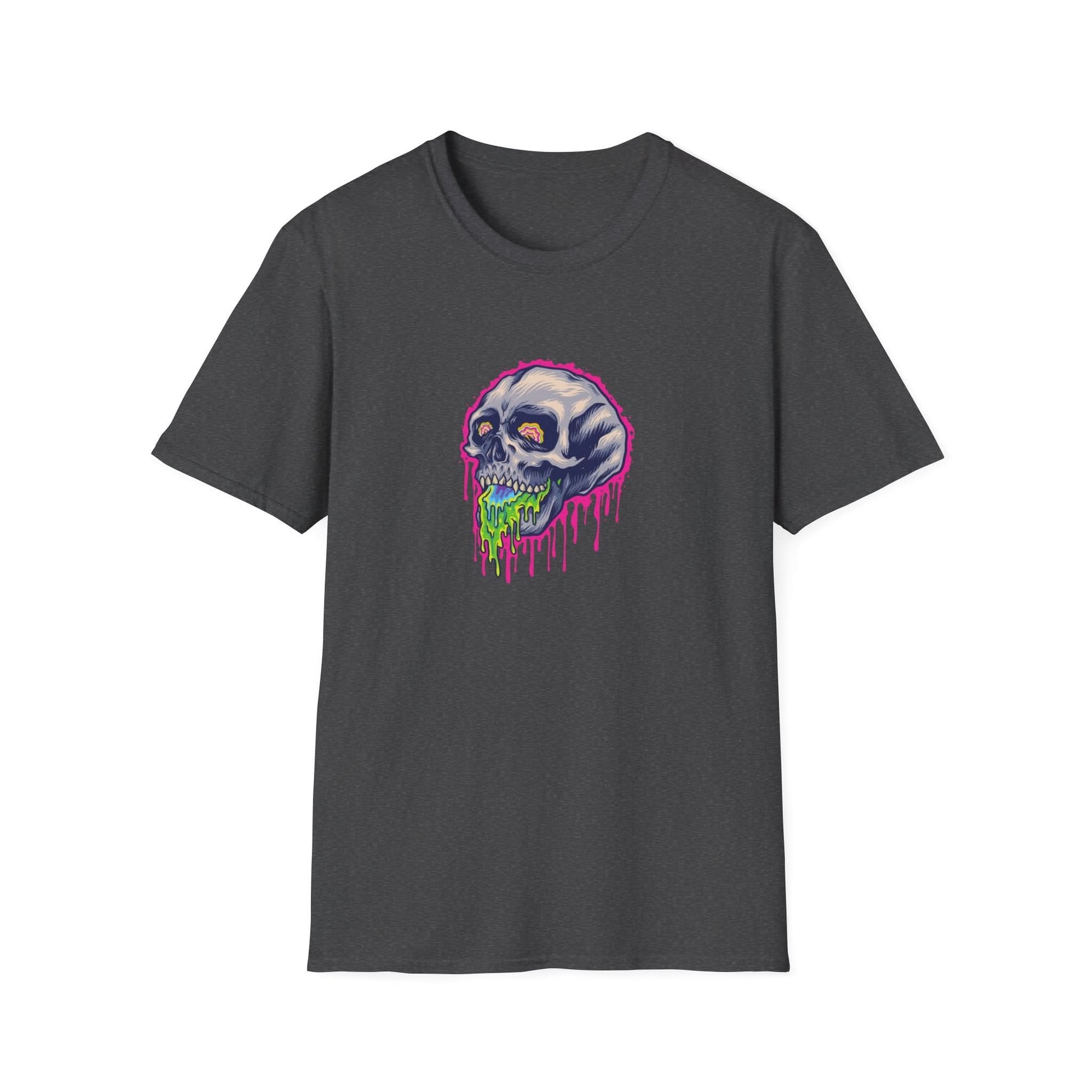 Scary Colorful Stone Skull - Mleem