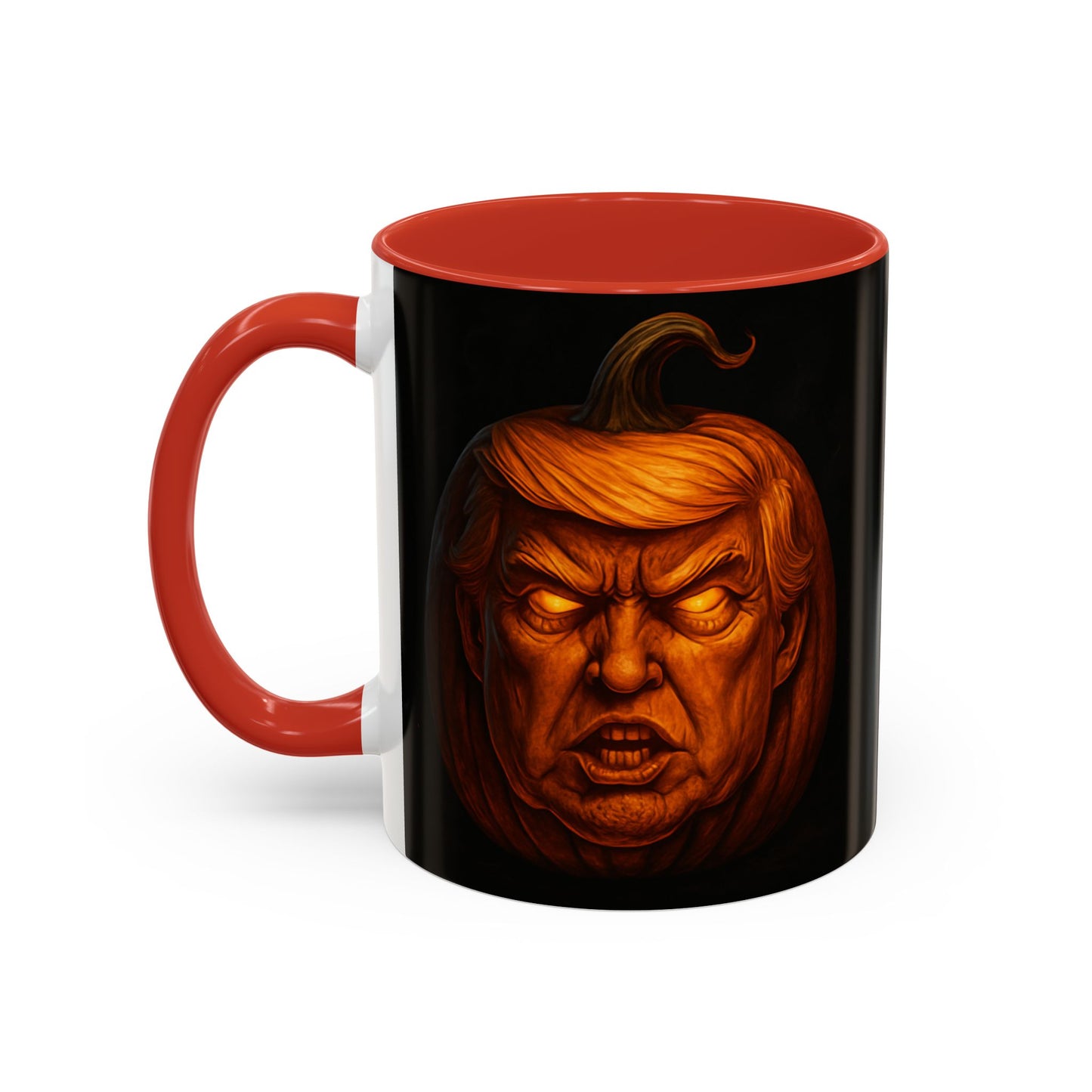 Halloween Pumpkin President Mug, Fun Gift for Coffee Lovers, Spooky Decor, Trick or Treat, Autumn Vibes, Unique Collectible