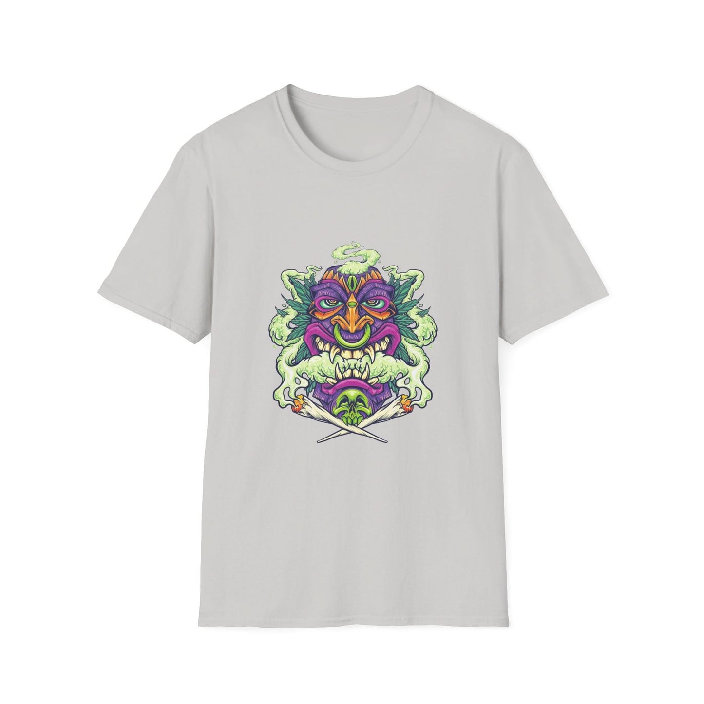Smoking Hawaiian Tiki Weed Leaf - Mleem