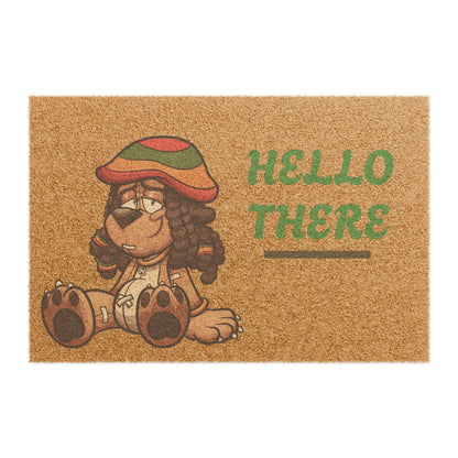 Welcome Home Doormat - Playful Cartoon Design, Indoor/Outdoor Entrance Rug, Housewarming Gift, Funny Welcome Mat, Pet-Friendly Decor