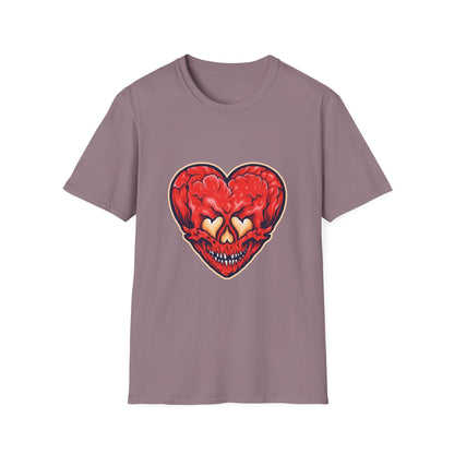 Cracked Heart Love Skull - Mleem