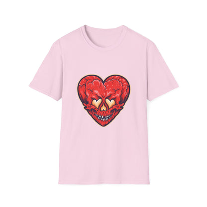 Cracked Heart Love Skull - Mleem