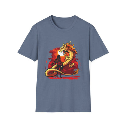 Girl Facing A Dragon - Mleem