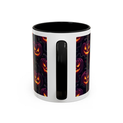 Halloween Pumpkin Coffee Mug, Spooky Ceramic Cup, Fall Decor, Autumn Gift, Halloween Party Essential, Seasonal Drinkware