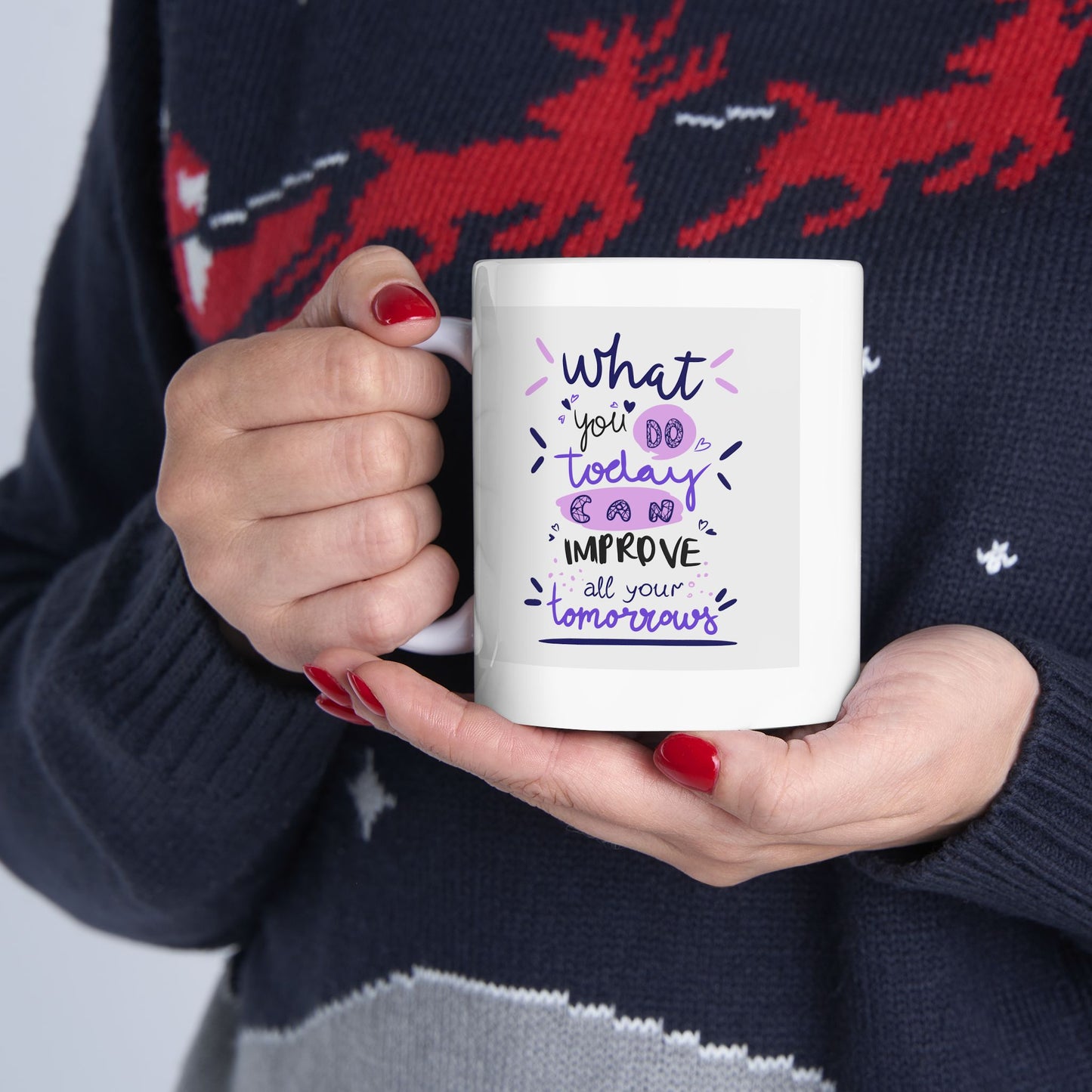 MLEEM - Floral Ceramic Mug