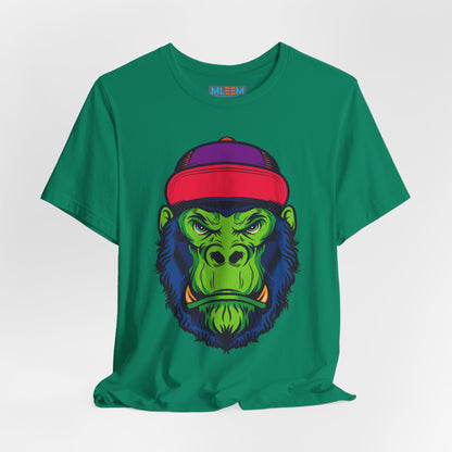 Vibrant Gorilla Graphic Tee - Unisex Short Sleeve T-Shirt