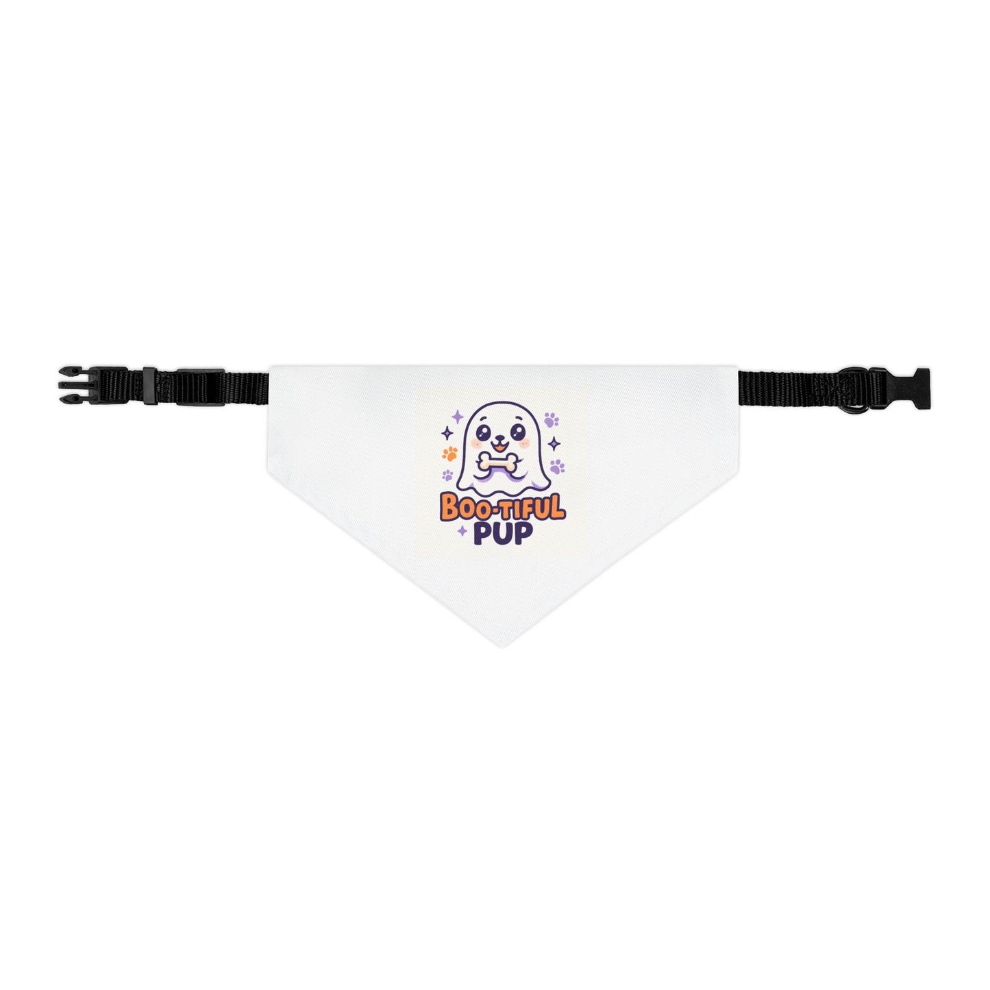 Boo-tiful Pup Pet Bandana Collar, Halloween Dog Accessory, Cute Pet Gift, Spooky Season Style, Dog Fashion, Pet Halloween Costume