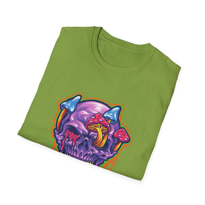 Magic Trippy Skull Mushroom Psychedelic - Mleem