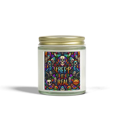 Halloween Scented Candles, Fragrant Home Decor, 'Creep it Real' Candles for Fall Celebrations, Party Favors, Gifts