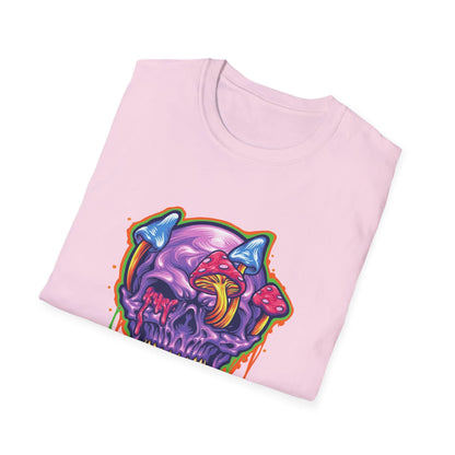 Magic Trippy Skull Mushroom Psychedelic - Mleem