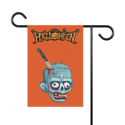 Halloween Garden Banner, Spooky Yard Decor, October Welcome Flag, Outdoor Decoration, Unique Halloween Gift