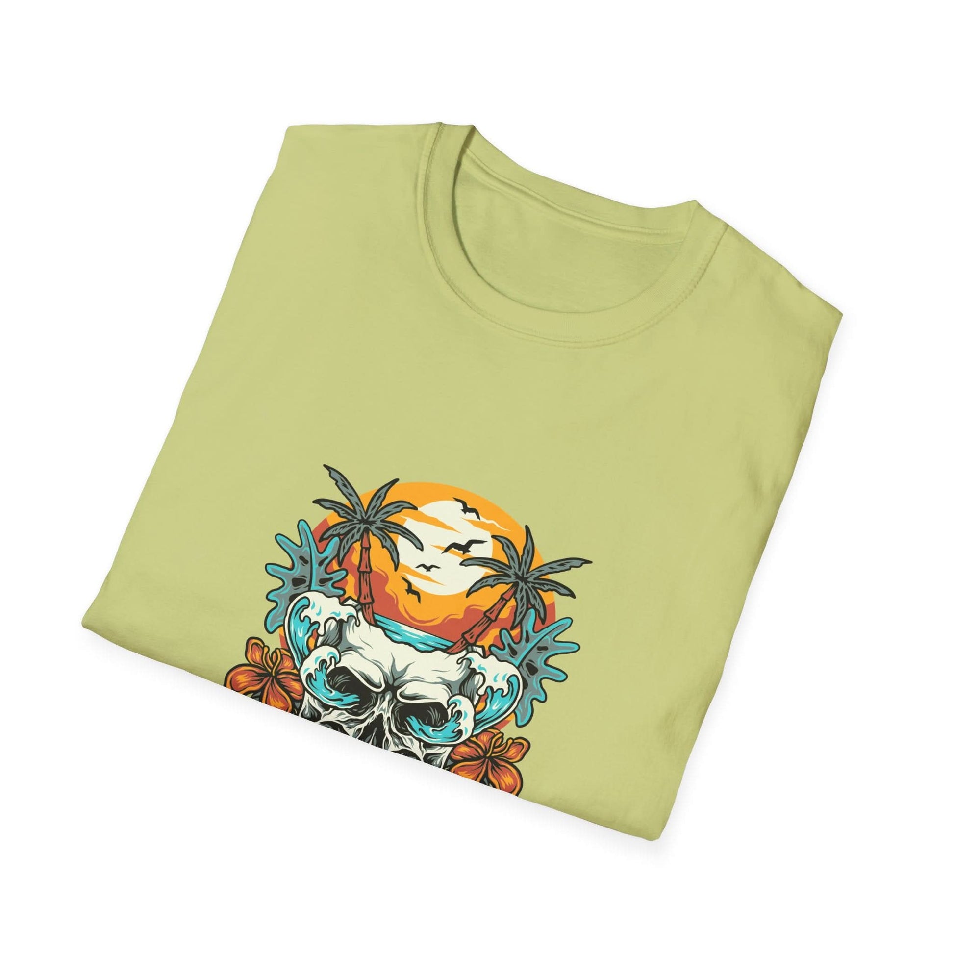 Skull Summer Beach - Mleem