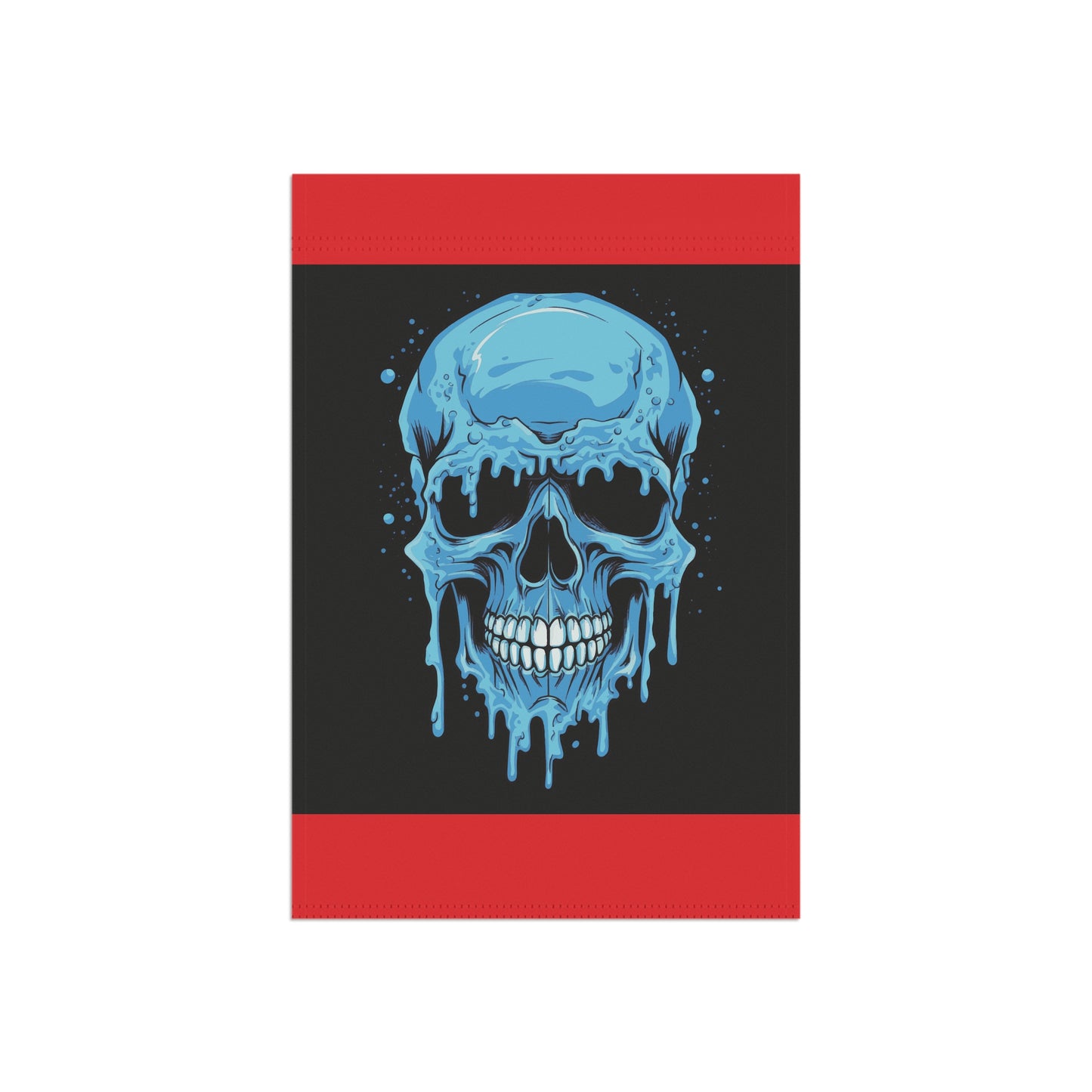 Chilling Skull Garden Banner - Gothic Decor, Outdoor Sign, Yard Art, Halloween Decoration, Home & Garden Accent