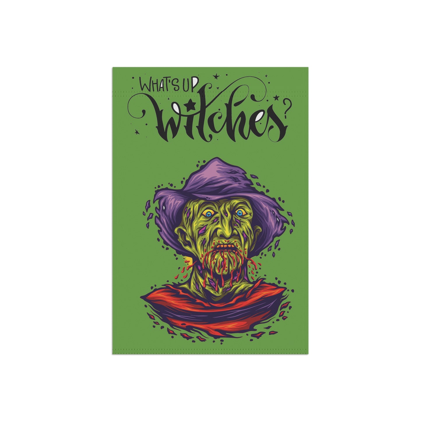What's Up Witches Garden Banner, Halloween Yard Decoration, Witch Decor, Spooky Garden Sign, Porch Decor, Fall Home Decoration