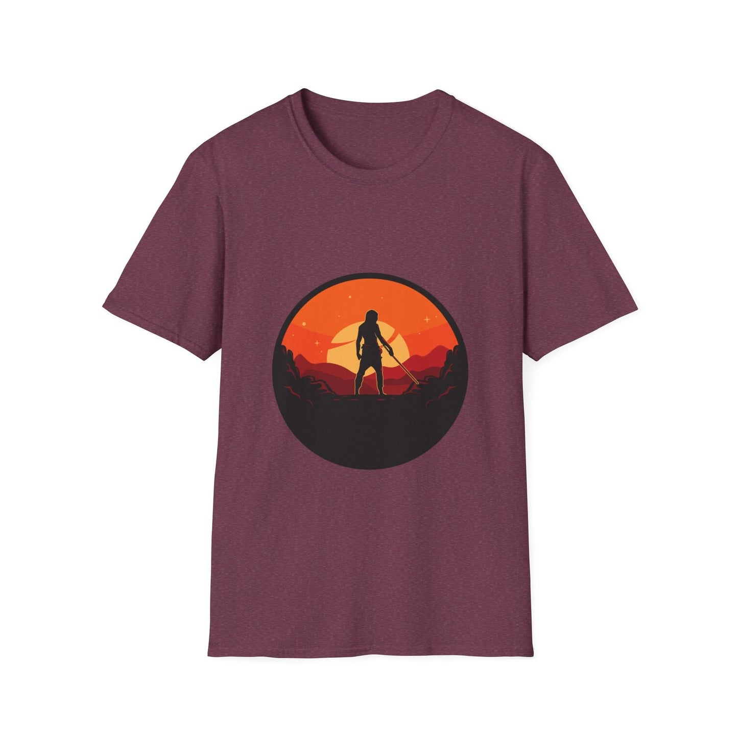 Swordsman With Sunset Background - Mleem