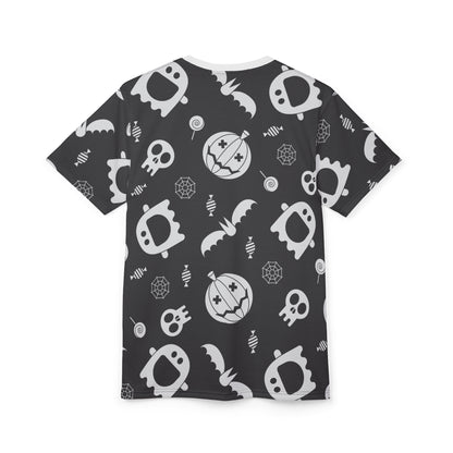 Gothic Joker Graphic Tee, Spooky Casual Shirt, Unisex Halloween Apparel, Unique Gift for Fans, Festival Wear, Dark Aesthetic