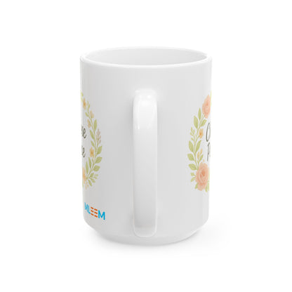 Floral Design Ceramic Mug
