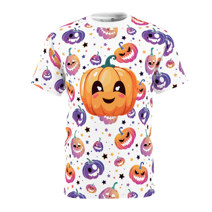 Cute Halloween Unisex Tee, Festive Pumpkin Shirt, AOP Graphic Tee for Fall, Spooky Season Apparel, Trick or Treat Top, October [...]