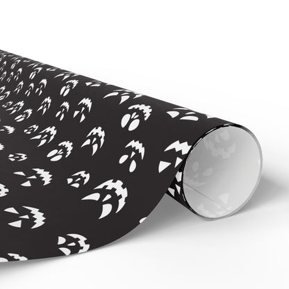 Spooky Halloween Wrapping Paper Roll, Unique Gift Wrap for Halloween Parties, Trick or Treat, Scary Decor, Ghostly Presents