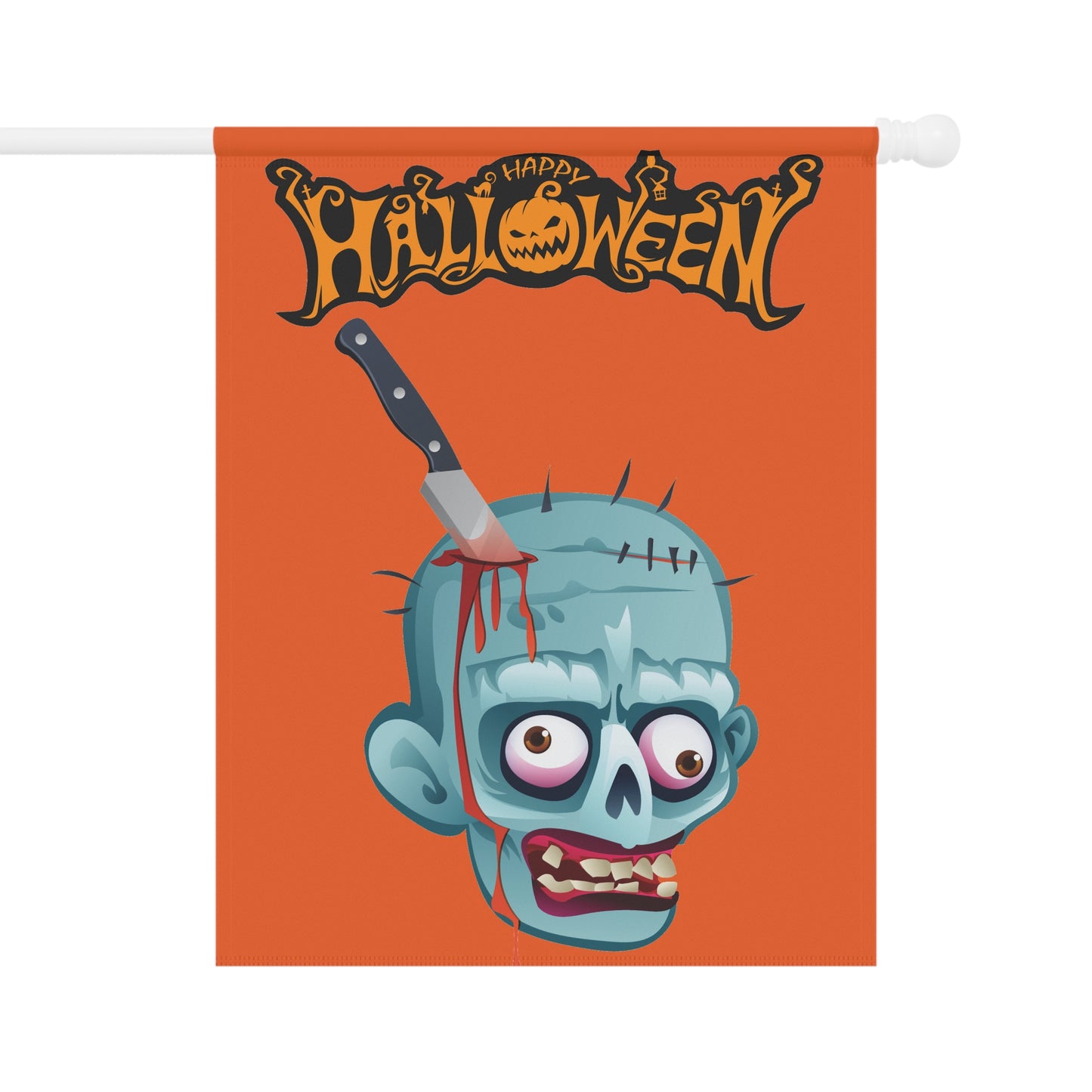 Halloween Garden Banner, Spooky Yard Decor, October Welcome Flag, Outdoor Decoration, Unique Halloween Gift