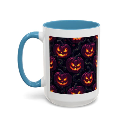 Halloween Pumpkin Coffee Mug, Spooky Ceramic Cup, Fall Decor, Autumn Gift, Halloween Party Essential, Seasonal Drinkware
