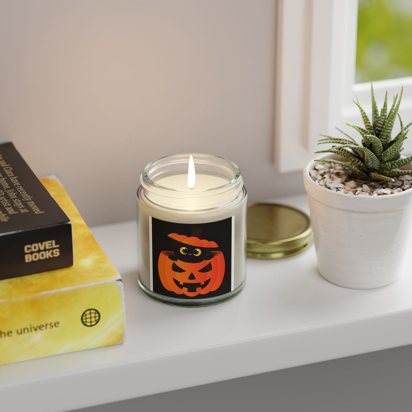 Halloween Pumpkin Scented Candles | Cozy Autumn Decor, Fall Gift, Spooky Season Vibe, Home Fragrance