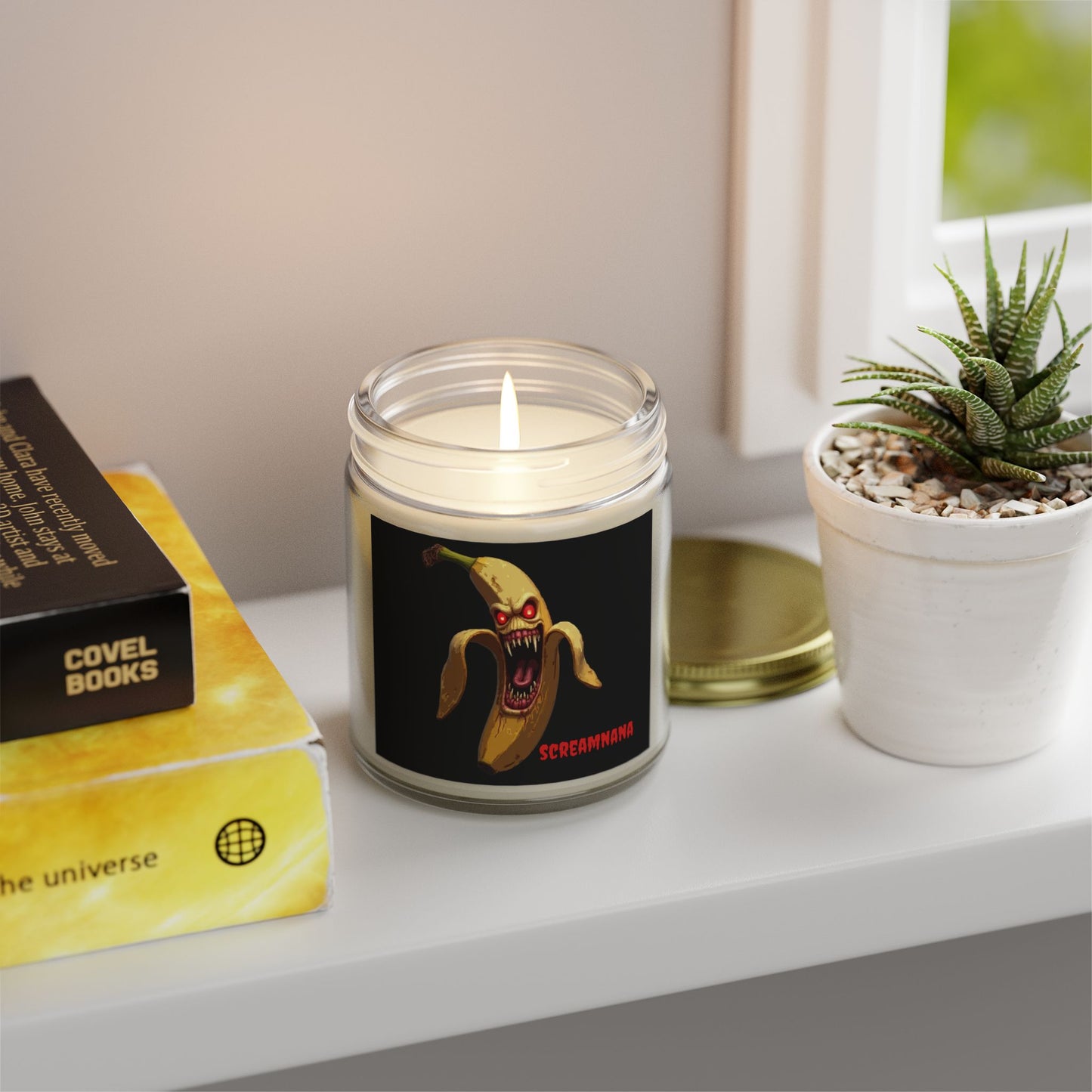 Scented Candles with Fun Banana Design | Quirky Home Decor, Gifts for Him, Unique Party Favors, Laughter-in-a-Jar, Adorable Gift Idea
