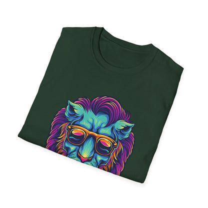 Lion Head with Sunglasses Psychedelic - Mleem