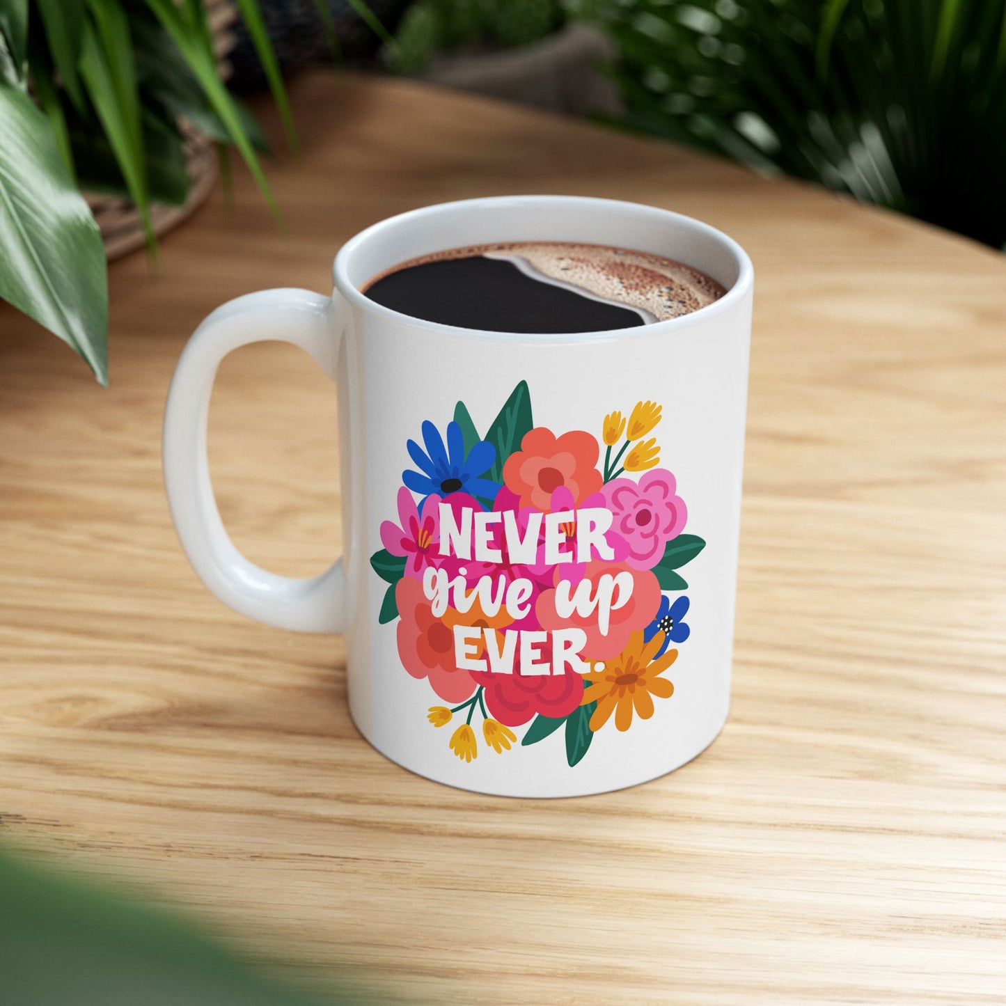 Floral Ceramic Mug - MLEEM