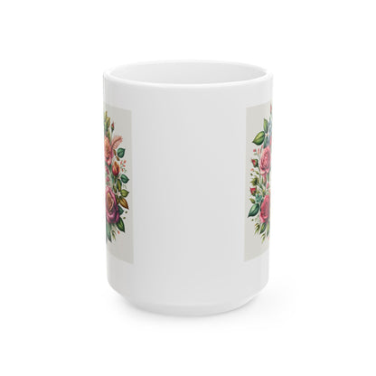 Floral Ceramic Mug