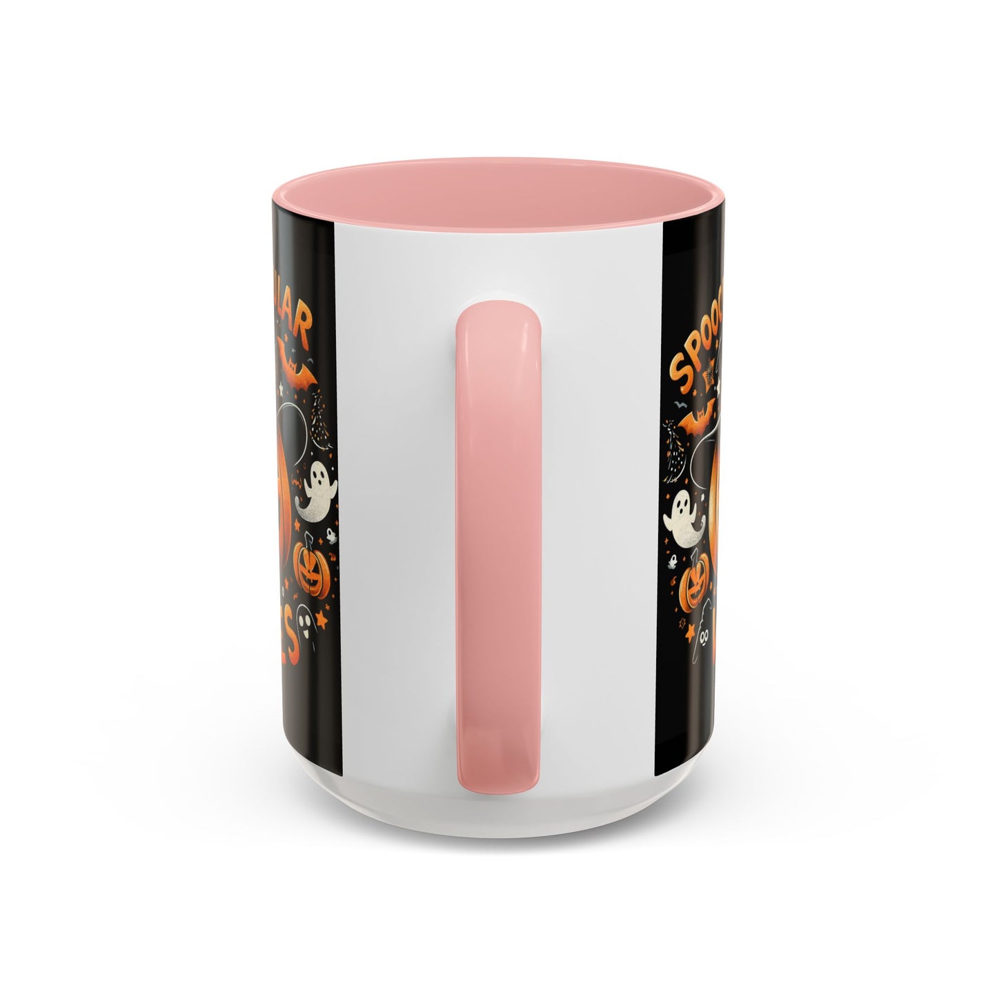 Halloween Accent Coffee Mug - Spooktacular Vibes, Fall Home Decor, Pumpkin Lovers Gift, Trick or Treat Mug, Spooky Season Drinkware