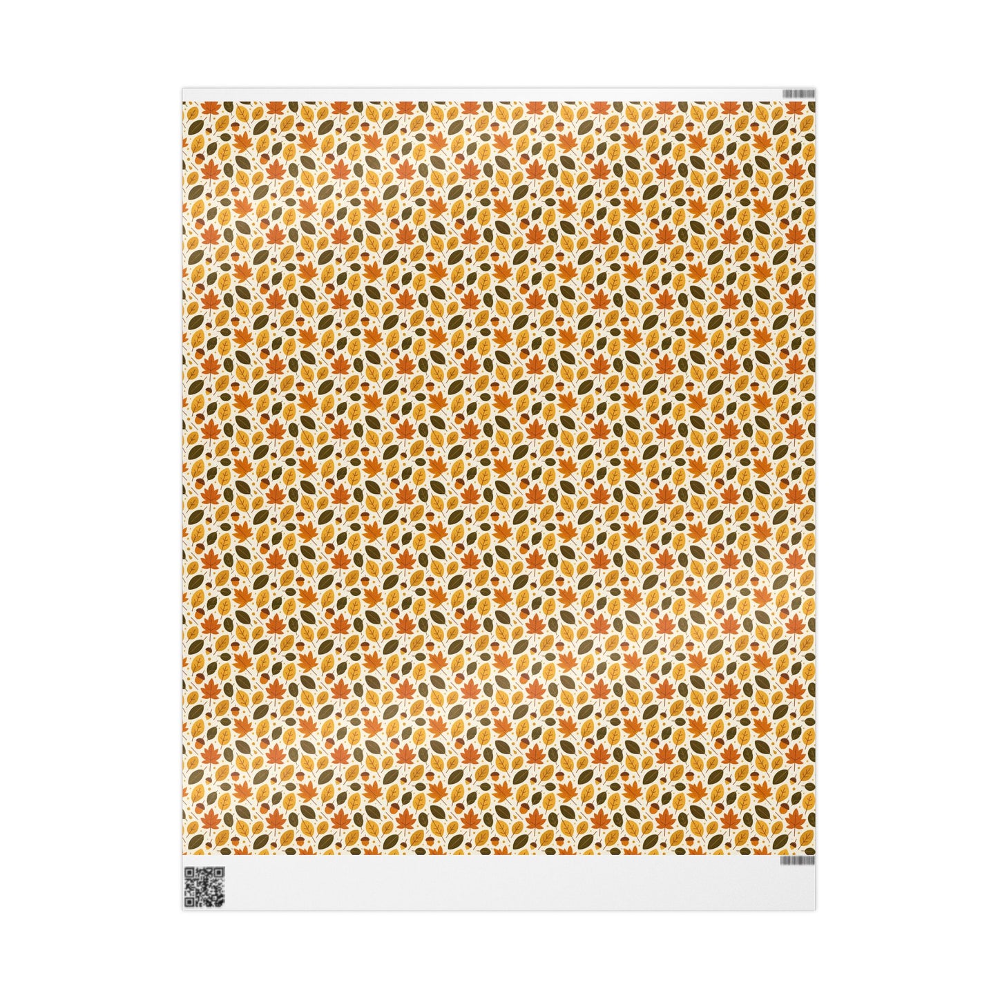 Autumn-Themed Wrapping Paper, Fall Leaves Gift Wrap, Seasonal Gift Wrapping, Eco-Friendly Wrap, Thanksgiving Party Supplies