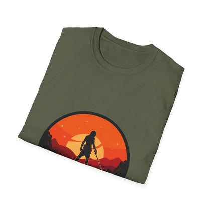 Swordsman With Sunset Background - Mleem