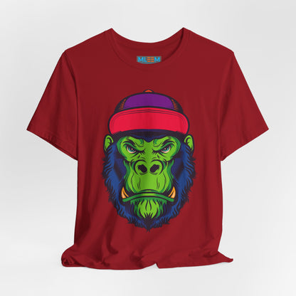 Vibrant Gorilla Graphic Tee - Unisex Short Sleeve T-Shirt
