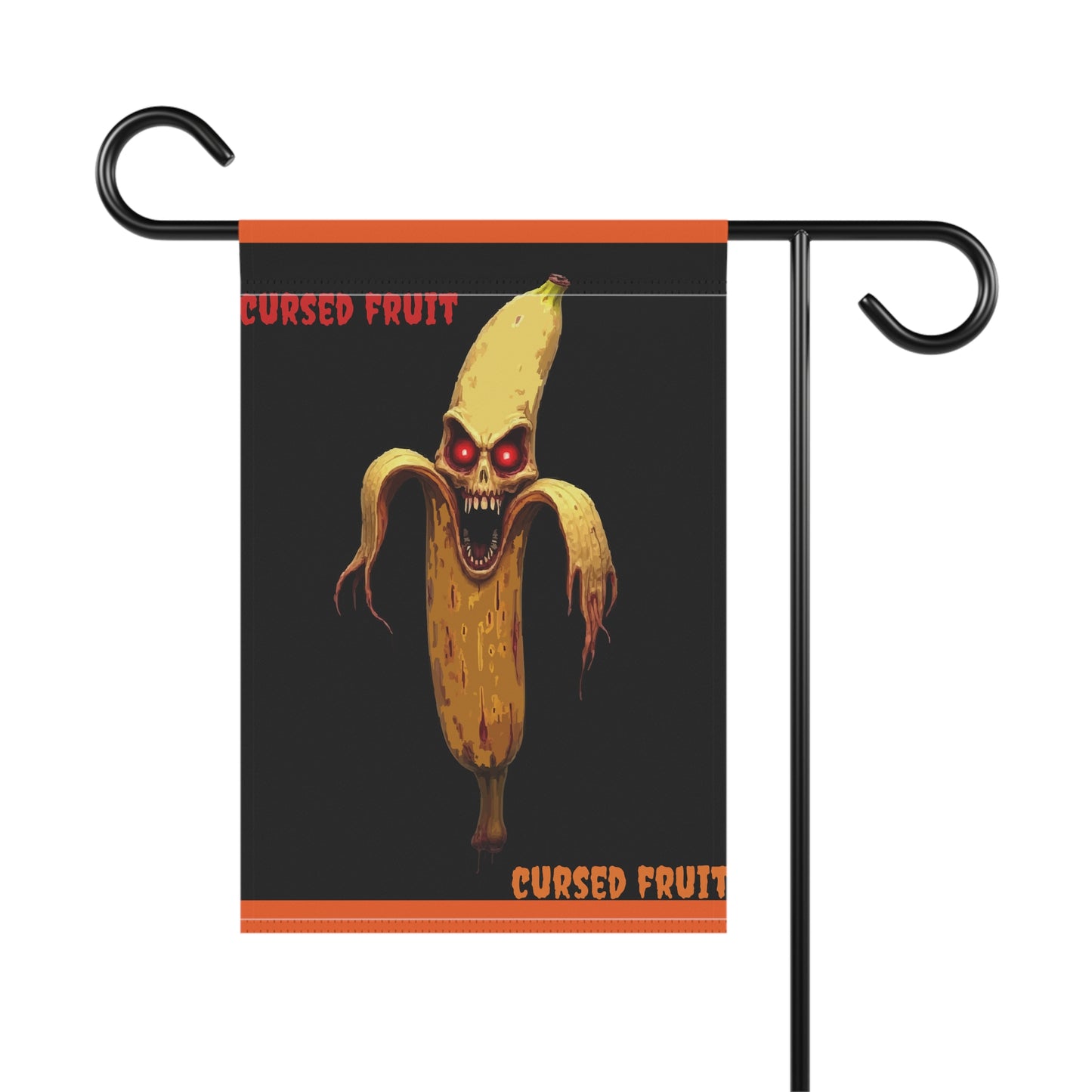 Cursed Fruit Garden Banner, Halloween Decor, Spooky Garden Flag, Yard Art, Outdoor Decorations, Fun Home Accessories