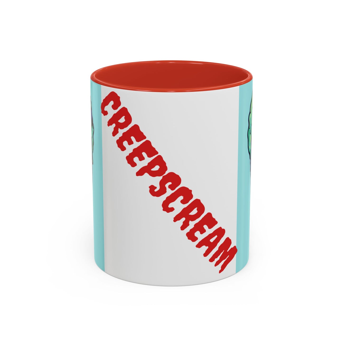 Creepy Ice Cream Mug - Perfect for Halloween, Unique Gift for Coffee Lovers, Spooky Decor, Creepscream Design, Fun Kitchenware