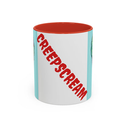 Creepy Ice Cream Mug - Perfect for Halloween, Unique Gift for Coffee Lovers, Spooky Decor, Creepscream Design, Fun Kitchenware