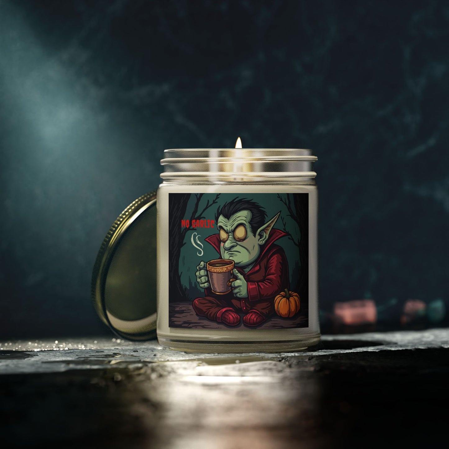 Cozy Halloween Scented Candles, Hand-Poured Coconut Apricot Wax, Fall Decor, Spooky Home Fragrance, Gifts for Witch Lovers, Autumn Vibes