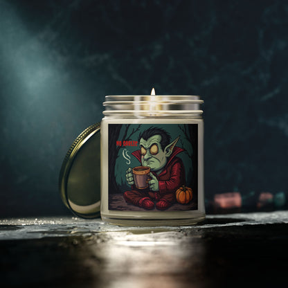 Cozy Halloween Scented Candles, Hand-Poured Coconut Apricot Wax, Fall Decor, Spooky Home Fragrance, Gifts for Witch Lovers, Autumn Vibes