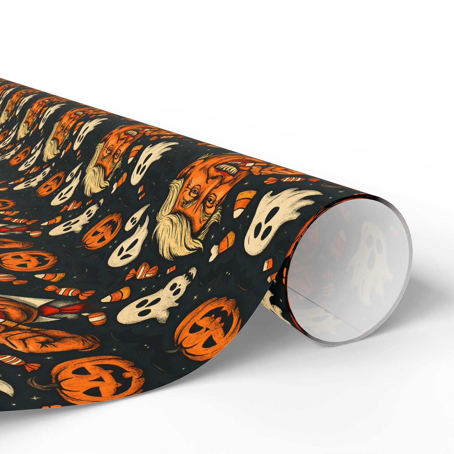 Festive Wrapping Paper for Halloween, Holiday Gift Wrap, Spooky Themed Paper, Trick-or-Treat Wrapping, Unique Present Decor