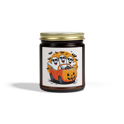 Halloween Scented Candle, Ghost and Pumpkin Car Decor, Fall Home Decor, Spooky Gifts, Aromatic Candle, Cozy Atmosphere