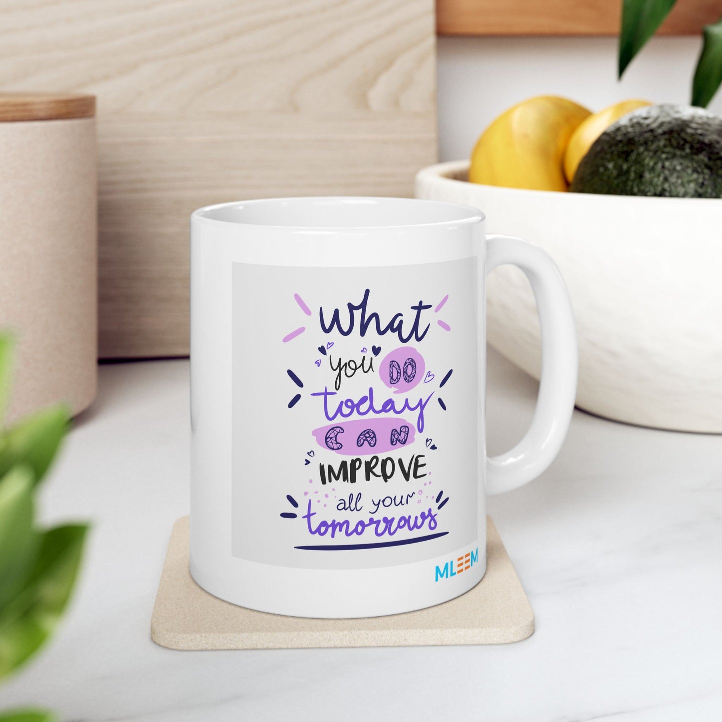 MLEEM - Floral Ceramic Mug