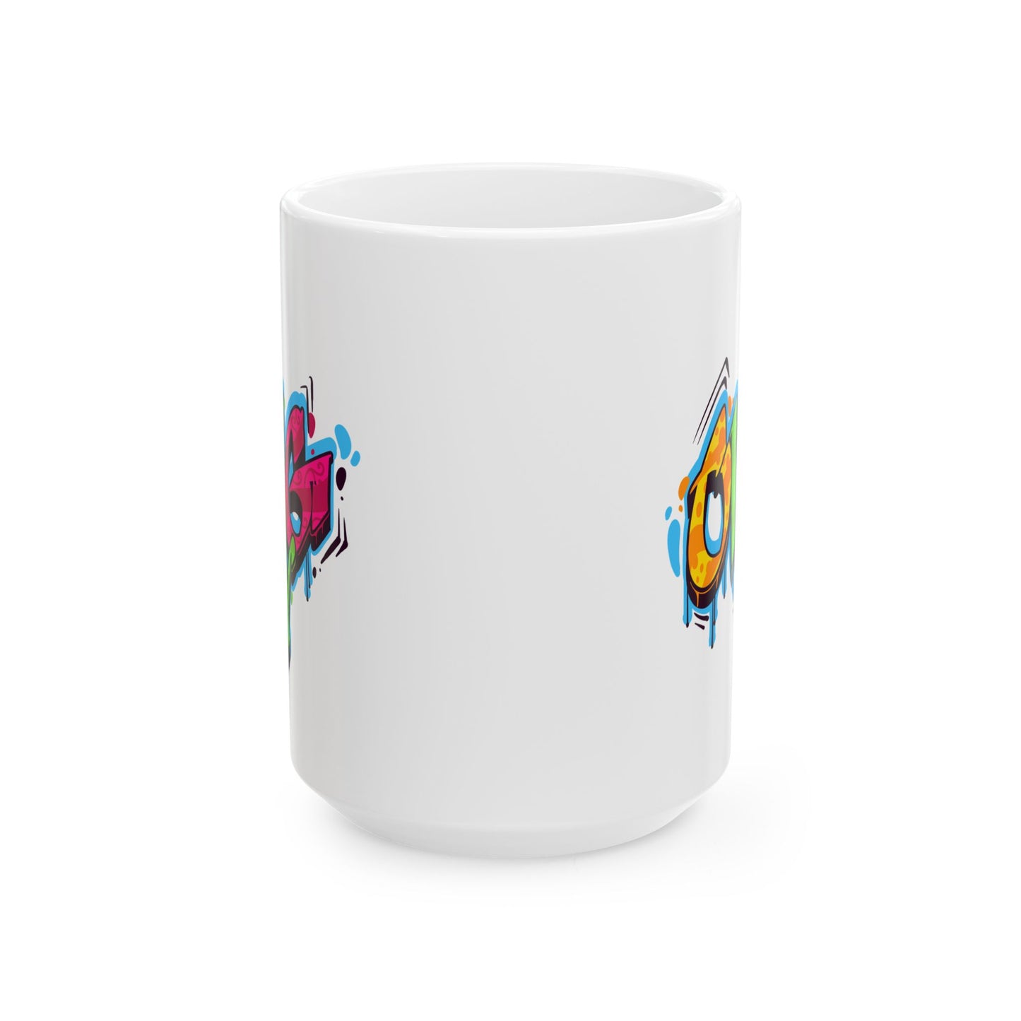Colorful Graffiti Ceramic Mug