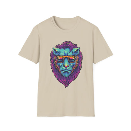 Lion Head with Sunglasses Psychedelic - Mleem