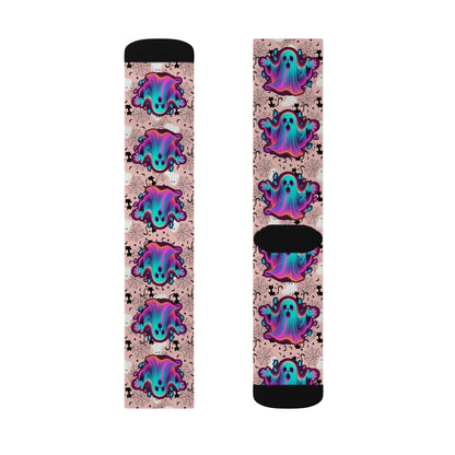 Colorful Sublimation Socks for Funky Style, Unique Gift, Cozy Homewear, Fashionable Accessories, Fun Everyday Wear