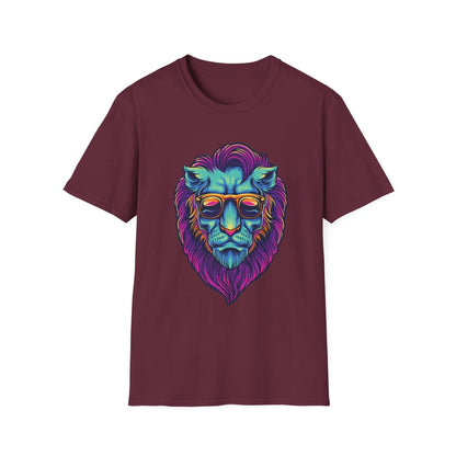 Lion Head with Sunglasses Psychedelic - Mleem